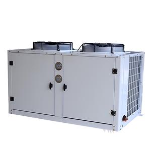 Unité de condensation à air refroidi <span class=keywords><strong>U</strong></span> 5HP 8HP 10HP avec compresseur scroll pour réfrigération industrielle, chambre froide et congélateur, haute économie d'énergie R-410A - Product Image 3