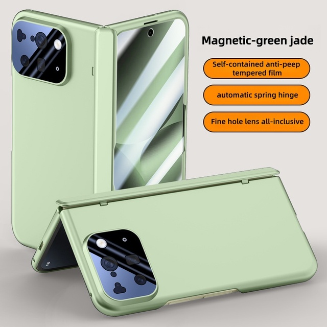 SHockproof Hard PC Hinge Phone Case with Magnetic Screen Protector Glass Mobile Phone Case for Google Pixel 10 Pro Fold Case