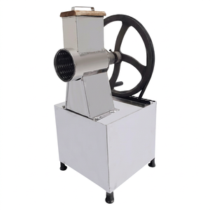Machine à Bhookha en acier inoxydable, équipement de transformation alimentaire commercial, friteuse rotative manuelle pour cuisine de restaurant - Product Image 1
