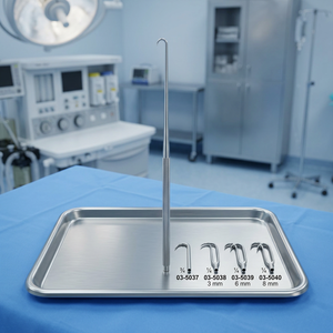 เครื่องมือถ่างแผลชนิดละเอียด (Dura Mater Skin Retractors) แบบใช้มือ ผลิตจากสแตนเลสเกรดพรีเมียม สำหรับงานทันตกรรม - Vitra Instruments รับประกัน 3 ปี - Product Image 2