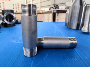 Asme giả mạo phụ kiện đường ống NPT tbe Ống núm vú nam ren ống núm vú thép không gỉ 1 ''THÙNG núm vú - Product Image 6