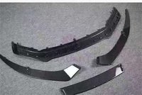 Pour AUDI R8 2016-2019 : Décoration de pare-chocs, lèvre avant en fibre de carbone, spoiler de pare-chocs, extension de pare-chocs