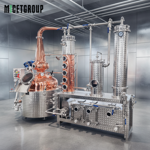 Distillateur hybride cuivre-acier inoxydable Ace 450L avec moteur à engrenages pour ligne de production d'alcool artisanal, brandy de fruits, whisky, gin, <span class=keywords><strong>tequila</strong></span> - Product Image 1