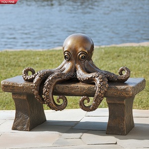 <span class=keywords><strong>Sculpture</strong></span> grandeur nature d'hippocampe de jardin extérieur en bronze coulé - Product Image 5