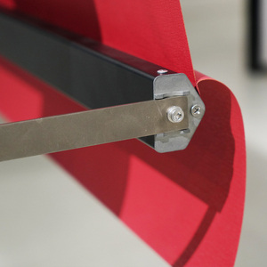 Auvent manuel rétractable Hooeasy en aluminium, demi-cassette, moderne et luxueux, 4m x 3m, pour fenêtre ou balcon, avec bras pivotant fixe - Product Image 4