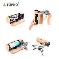 Topko mini réchaud portable au butane pour camping en plein air