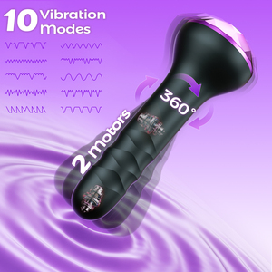 Vibrador Anal, Masajeador de Próstata Masculino, Vibrador Giratorio, Dildo, Tapón Anal, Juguete Sexual para Adultos, para Mujeres, Hombres, Gays, Dropshipping - Product Image 2