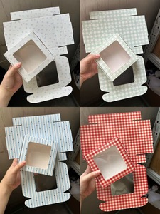 Boîte d'emballage cadeau personnalisée en gros pour usine, boîte en papier pliable pour <span class=keywords><strong>chouchou</strong></span> à cheveux - Product Image 6