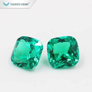 Nuovo Arrivo Smeraldo <span class=keywords><strong>Verde</strong></span> Creato in Laboratorio Taglio Cuscino 7x7mm <span class=keywords><strong>Verde</strong></span> Intenso Trattato Termicamente con Cambiamento <span class=keywords><strong>di</strong></span> <span class=keywords><strong>Colore</strong></span> Gemma Sciolta Prezzo <span class=keywords><strong>di</strong></span> Fabbrica - Product Image 3