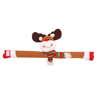 Attaches de rideaux de Noël modernes, adorables attaches en peluche de Père Noël et rennes, décoration de maison pour les fêtes