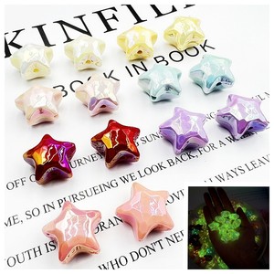 Cuentas Sueltas Acrílicas de 20mm con Recubrimiento UV, Coloridas, Luminosas, Facetadas, en Forma de Estrella de Cinco Puntas, para Manualidades, Cadenas para Teléfonos y Accesorios - Product Image 2