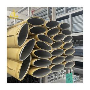 アルミ押し出し楕円管、アルミ陽極酸化楕円管パイプ家具用 - Product Image 5