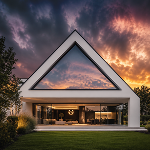 Ventana Triangular Personalizada de Aluminio, Tipo Gable, para Villa, Marco Fijo, Acristalamiento a Medida, Forma Especial OEM, Proyecto Residencial - Product Image 6