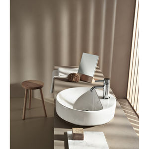 Lavabo de comptoir ovale moderne en porcelaine mate « VARIFORM » pour salle de bain de style campagnard, 60 cm - Product Image 2