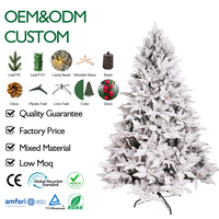 Sapin de Noël personnalisé blanc arbre de Noël artificiel complet avec des branches dodues pour Festival Party Home Decoration
