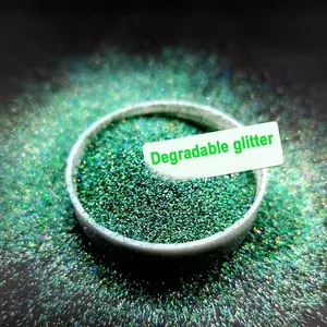 Eco-friendly Holographic Cosmetic Grade Plant Based Bio Glitter Biodegradable Glitter