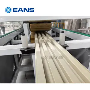 Plastic Wood Composited PVC WPC Decking Profile Louver Wall Cladding Extrusion Production Line