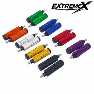 ที่พักเท้าอะลูมิเนียมอัลลอยด์ CNC แบบมีคนขับขี่ ดีไซน์หรูหรา/ธุรกิจ  ผิวเคลือบอะโนไดซ์  ด้านขวา  สำหรับรถจักรยานยนต์ขนาดเล็ก - Product Image 1