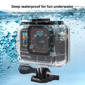 Chất lượng cao insta360 Ace Pro 60M thể thao Phụ Kiện máy ảnh không thấm nước chống bụi dưới nước nhà ở cơ sở Adapter PC xoắn ốc - Product Image 4