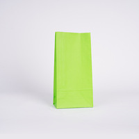 Sac en papier kraft de qualité alimentaire avec fond carré, personnalisé pour bonbons, snacks, bijoux, à emporter, avec logo imprimé offset et réduction