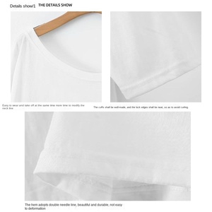 Fabricants de vêtements personnalisé nouvelle mode d'été 170g hors épaule sans manches protection solaire à manches longues T-shirt pour femmes - Product Image 4