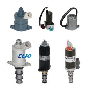 Solénoïde d'arrêt de moteur d'excavatrice 12V/24V, électrovanne hydraulique pour remplacement Doosan Kubota Hyundai Volvo Kobelco Cat - Product Image 2