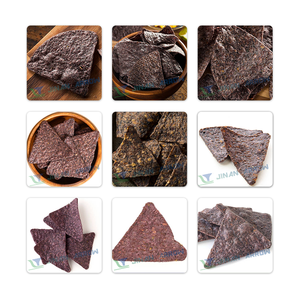 เครื่องผลิตขนมขบเคี้ยวทอดอัตโนมัติอเนกประสงค์ ได้รับการรับรองมาตรฐาน CE สายการผลิตโดริโทส เครื่องทำนาโช่รูปสามเหลี่ยม เตาอบ 400 กก./ชม. - Product Image 4