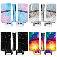 Autocollants complets pour manettes PS5 Pro Digital Edition et skins de console - Sans bulles, protection intégrale