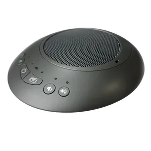 Beste Metalen Draadloze Conferentiespeaker Met 3 Mics Full Duplex Usb Speakerphone Conferentie Microfoon Video Conferencing Systeem