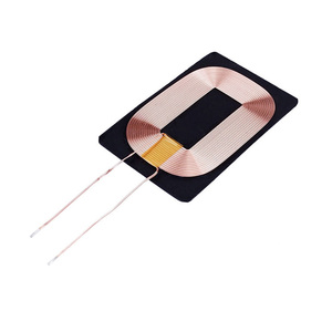 Inducteurs <span class=keywords><strong>de</strong></span> charge sans fil pour smartphone <span class=keywords><strong>de</strong></span> bureau intelligents à charge <span class=keywords><strong>rapide</strong></span> supérieure, double bobine, blindage magnétique, faible résistance, 5W-30W - Product Image 1