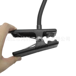 Lampe de camping à LED avec clip, alimentée par batterie, éclairage extérieur portable, 57 cm, noir Hx L001 - Product Image 5