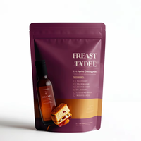 Sachets refermables recyclables personnalisés avec logo imprimé pour chocolat, chips, snacks, noix, biscuits, chewing-gum et aliments pour animaux de compagnie