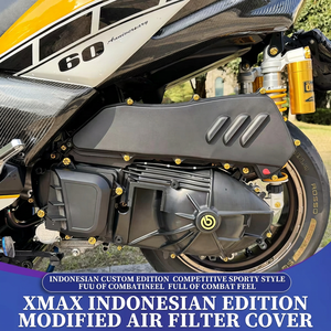 Couvercle de filtre à air adaptable pour Yamaha XMAX 2017-2026, couvercle de filtre à air de course XMAX Indonésie, boîtier de filtre à air - Product Image 6