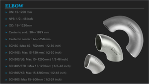 2 "Sch 40 ASTM sa234 wpb khuỷu tay <span class=keywords><strong>ASME</strong></span> <span class=keywords><strong>b16.9</strong></span> BW 90 <span class=keywords><strong>LR</strong></span> khuỷu tay thép - Product Image 4