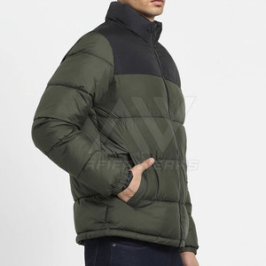 Service OEM Veste à bulles pour hommes Taille personnalisée Veste d'hiver de rue principale avec col montant Disponibilité en gros - Product Image 5