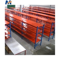 Mracking Rayonnage de stockage à usage moyen Étagère de garage en acier à 4 niveaux Étagère industrielle pour entrepôt Étagère métallique