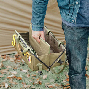 Sac de rangement pour outils d'extérieur, étanche et résistant à l'usure, sac de transport pour camping et pique-nique, sacoche pour marteau et piquets de sol - Product Image 1