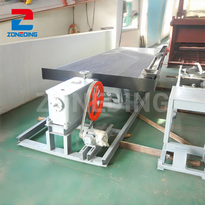 खनिज गुरुत्वाकर्षण पृथक्करण के लिए छोटे कंपन शेकर टेबल सोने अयस्क हिलने की मेज - Product Image 2