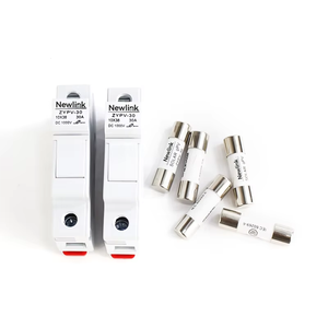 Fusible Solar <span class=keywords><strong>Newlink</strong></span> con Certificación IEC, 32A 15A 1000VDC, Indicador LED de Soplo Rápido, Capacidad de Interrupción de 20kA, Cuerpo de Cerámica, Fusibles Fotovoltaicos - Product Image 5