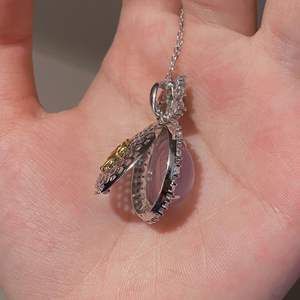 Collar con Colgante de Calabaza Giratoria de Plata de Ley S925, Estilo Chino Nuevo, Único, de Lujo, con Personalidad, para Colgantes y Dijes Finos - Product Image 4