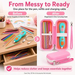 Étui pour stylo 3D pour impression super professionnelle/<span class=keywords><strong>3Doodler</strong></span> Flow, poche en filet pour recharges de stylo - Product Image 3