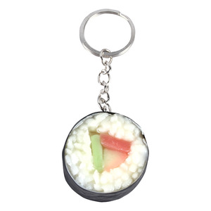 Boulettes de riz aux algues japonaises simulées, porte-clés en forme de sushi, jouets alimentaires créatifs, modèles pour les vendeurs de rue et les marchés nocturnes. - Product Image 5