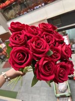 DKB künstliche Perle Rose Blume Hochzeits dekoration Single Stem Blume für Home Event Dekor Party handgemachte Luxus Muttertag