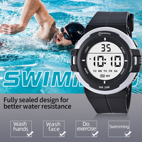 Mingrui vente en gros de montres numériques étanches pour hommes de sport à affichage personnalisé pour hommes en plein air