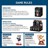 POP MART Demon Slayer Kimetsu no Yaiba Battle Series Blind Box Ensemble Complet |   Jouets de collection, décorations pour la maison, cadeaux d'anniversaire