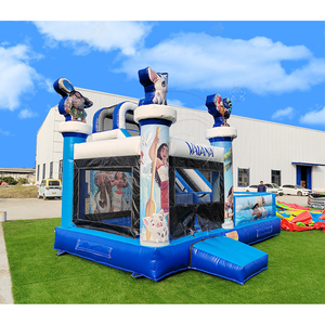 Trung Quốc <span class=keywords><strong>Inflatable</strong></span> Bouncer <span class=keywords><strong>Combo</strong></span> trượt nhảy lâu đài nhà bị trả lại màu xanh <span class=keywords><strong>Inflatable</strong></span> <span class=keywords><strong>Combo</strong></span> nhảy nảy lâu đài với Slide - Product Image 5