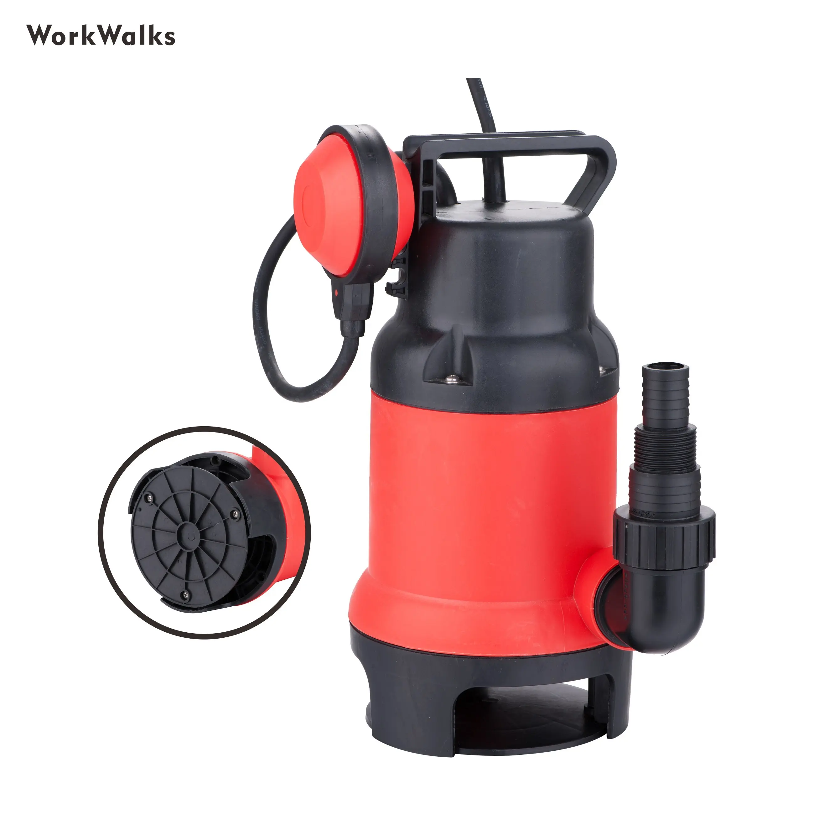 900W Plastic Electric Submersible Pump Clean and dirty Water Pump With Float Switch Flood Drain Garden Pond Pump