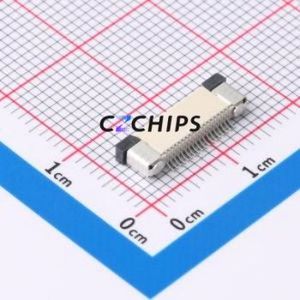 <b>FPC</b>-0.5AS-18PWCR-H20 FFC/<b>FPC</b> Connector SMD,P=0.5mm,Horizontal Mount Connector Drawer Type Top Contact 18P 0.5mm - Product Image 2