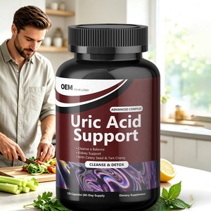 Suplemento Herbal de Marca Privada para la Limpieza y Desintoxicación del Ácido Úrico, Apoyo para las Articulaciones y Desintoxicación con Cápsulas de Extracto de Cereza Ácida - Product Image 6