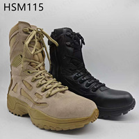 Bottes tactiques de désert pour hommes LXG, Hiking Rescue Pure Original Reinforcement, en cuir suédé anti-déchirure, bottes de combat à vendre HSM115